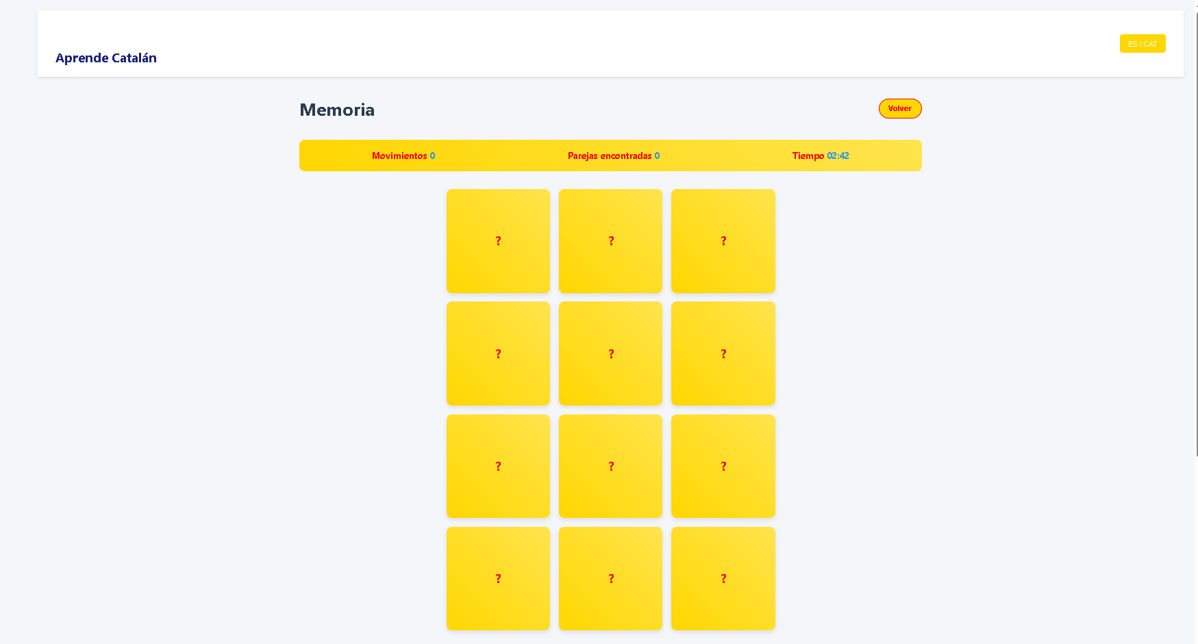 Juego de Memoria